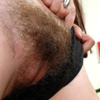 European amateurs with big natural tits spreading their hairy vaginas wide open